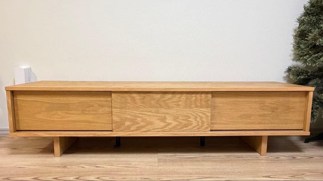 【廃盤品】無印良品 オーク材 テレビボード 150cm ZR24067