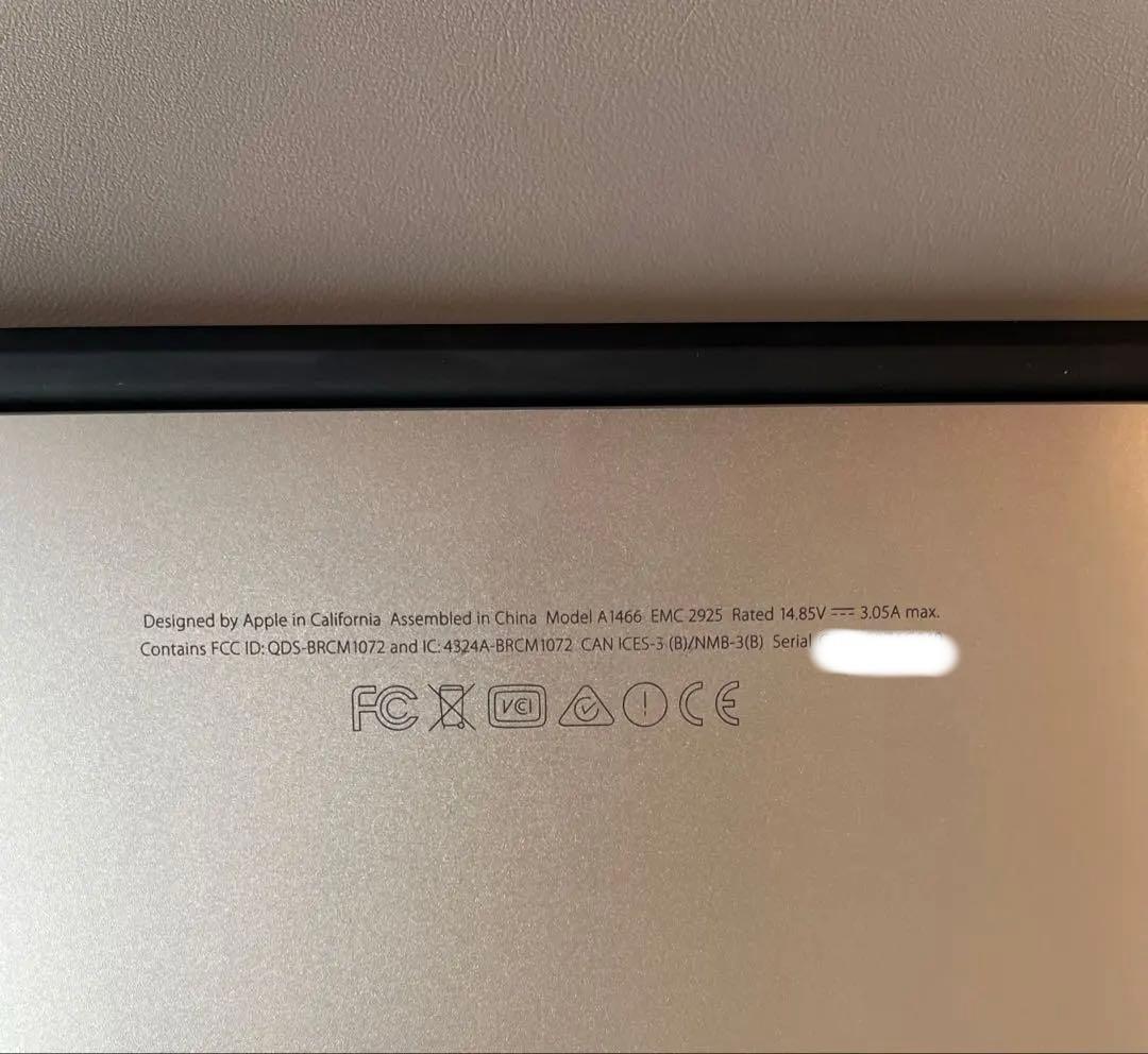 MacBook Air 13-inch Early 2015（A1466）