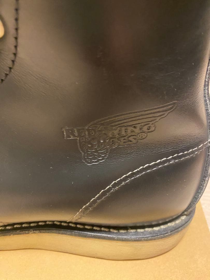 レッドウィング　ブーツ　ブラック　27.5