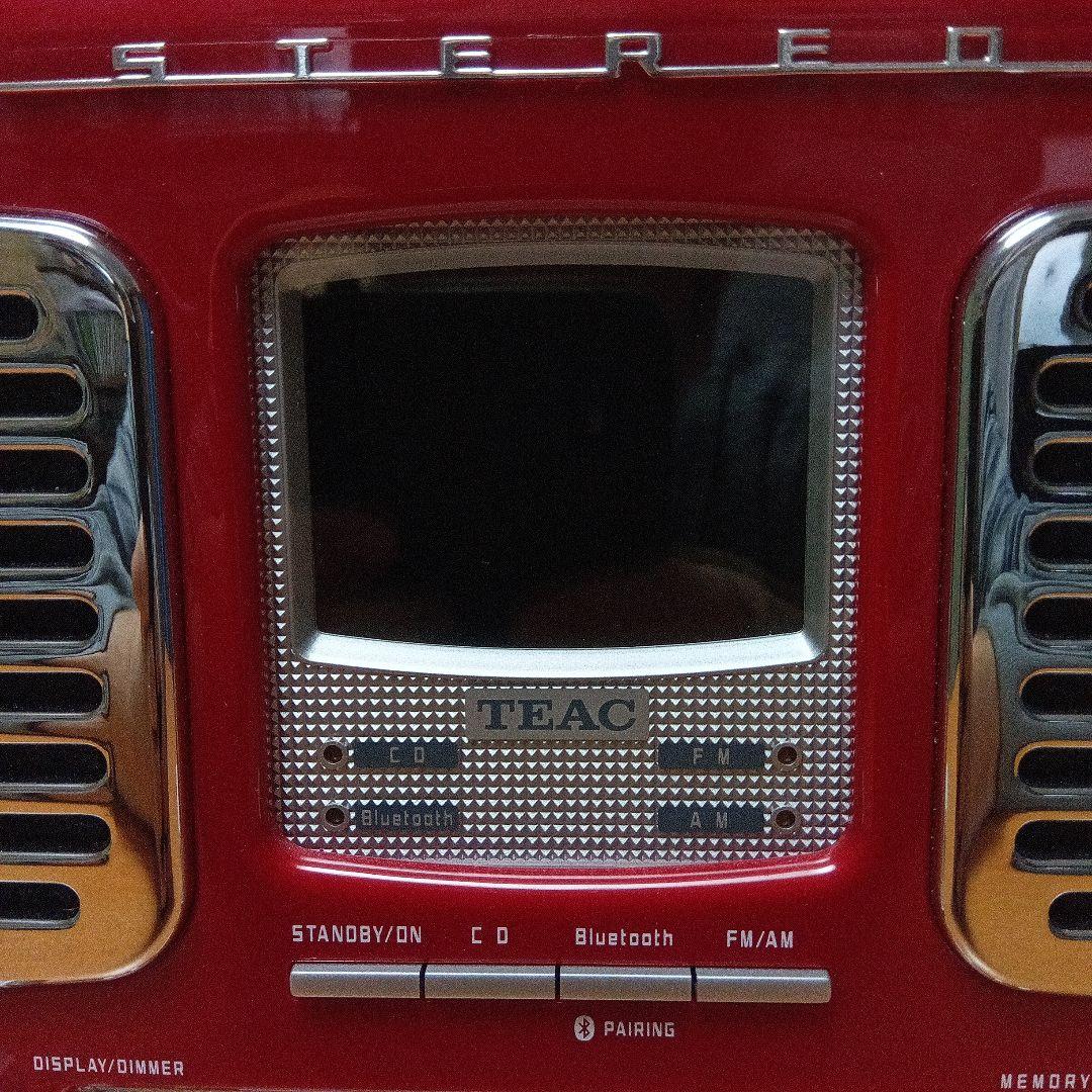 【ジャンク】TEAC Bluetooth CDラジオ リモコン 外箱あり。