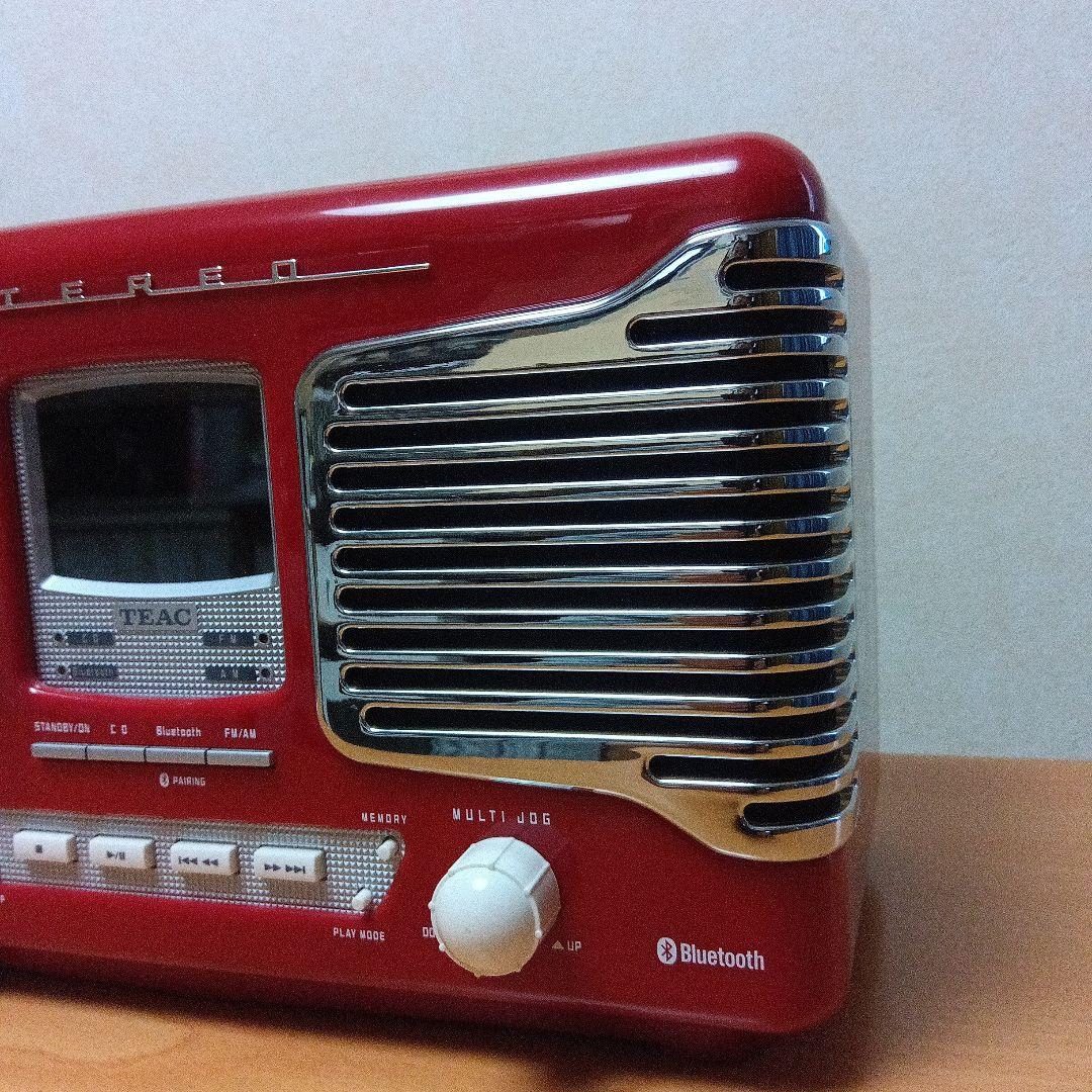 【ジャンク】TEAC Bluetooth CDラジオ リモコン 外箱あり。
