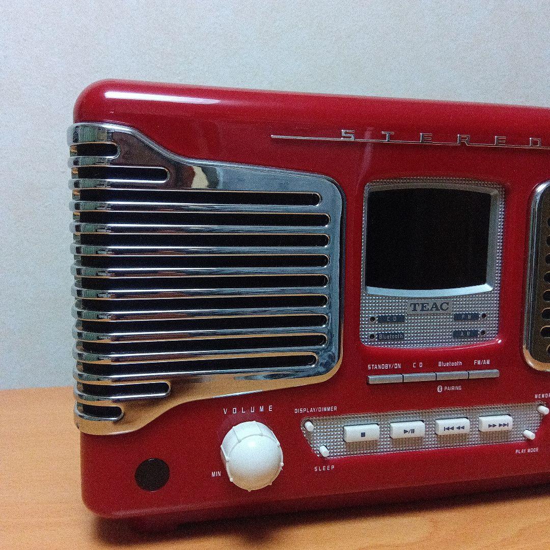 【ジャンク】TEAC Bluetooth CDラジオ リモコン 外箱あり。