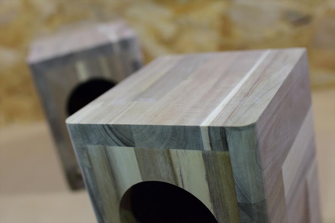 【組立済み】長岡鉄男氏 BS-8 8cmユニット バスレフ スピーカー