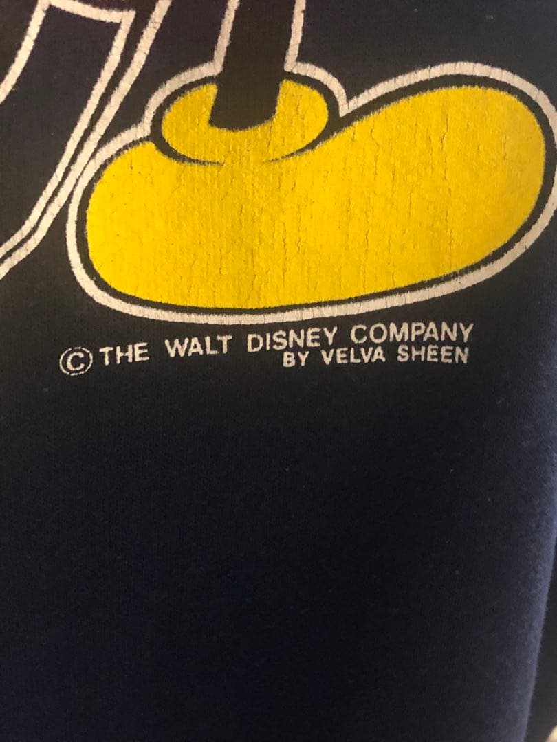 たら80s〜90s Velva Sheen ミッキーマウス ヴィンテージ