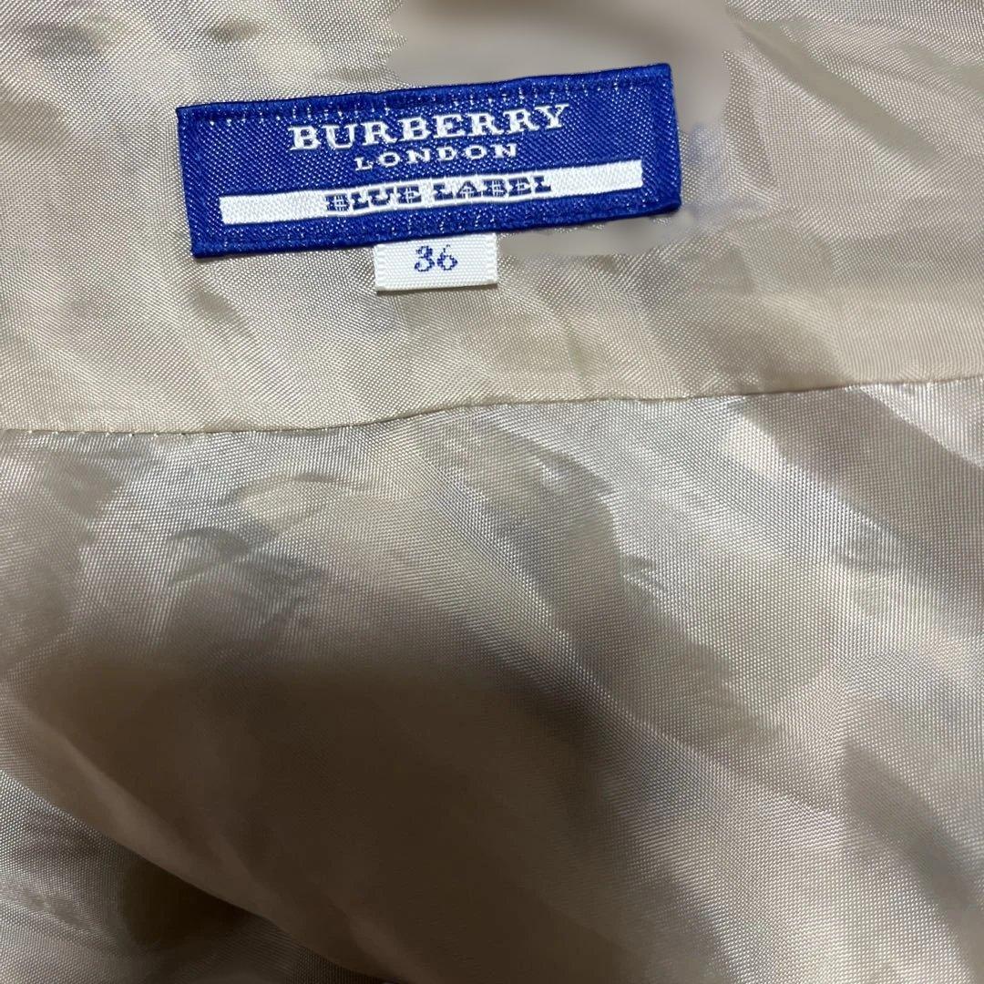 nminin【美品】BURBERRY BLUELABELプリーツスカート