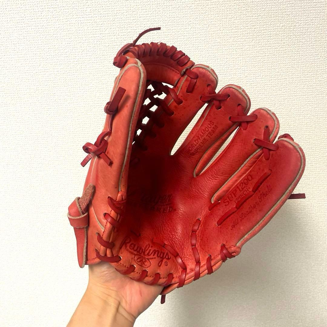 303 ローリングス Supreme コラボ 軟式 内野手用グローブ
