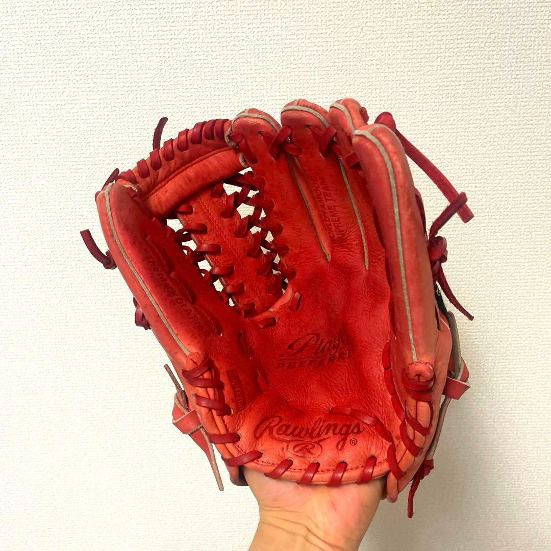 303 ローリングス Supreme コラボ 軟式 内野手用グローブ