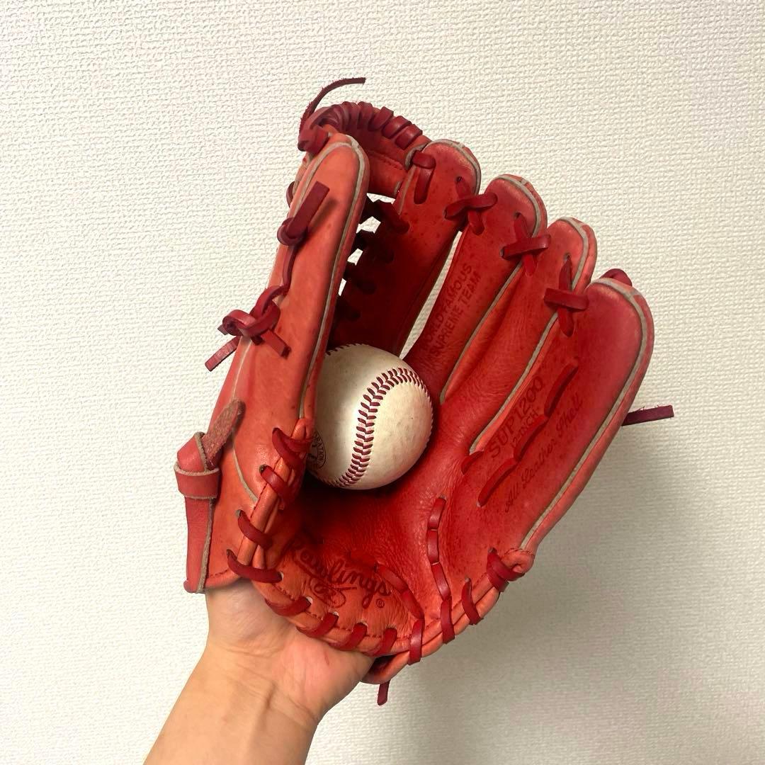 303 ローリングス Supreme コラボ 軟式 内野手用グローブ