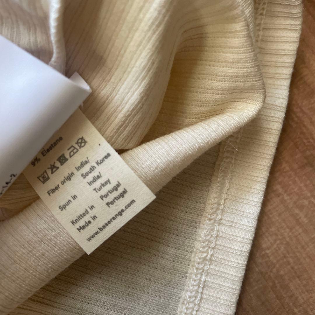 新品　baserange ハート刺繍 長袖Tシャツ M