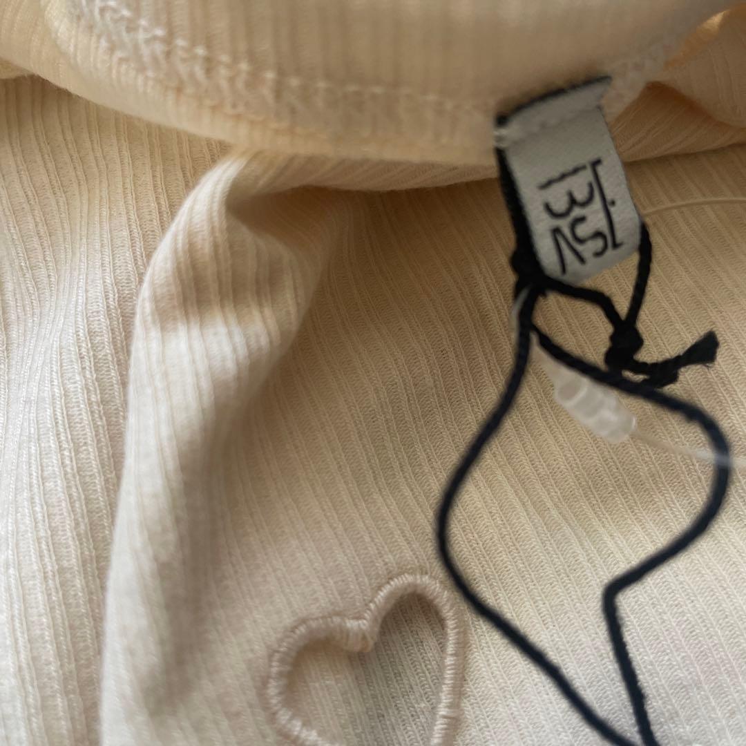 新品　baserange ハート刺繍 長袖Tシャツ M