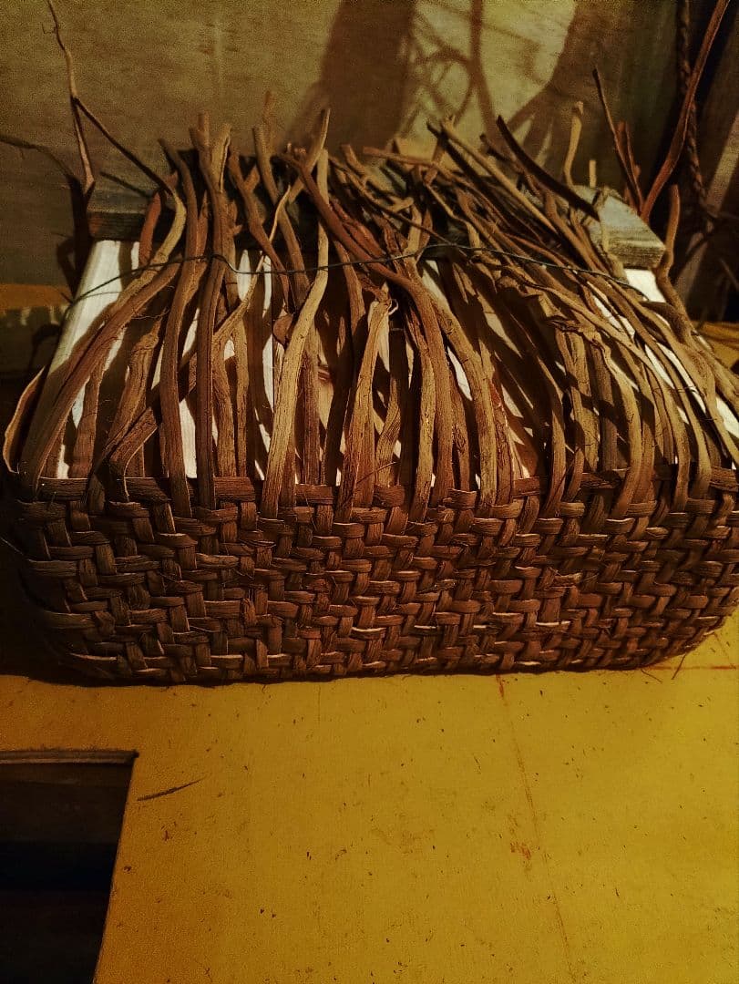 lala0626。信州安曇野山葡萄かごバック。里山手仕事