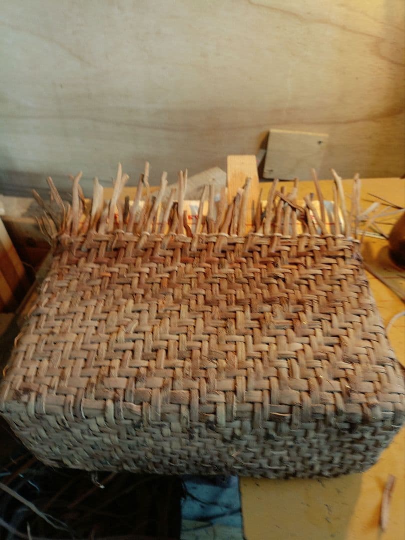 lala0626。信州安曇野山葡萄かごバック。里山手仕事