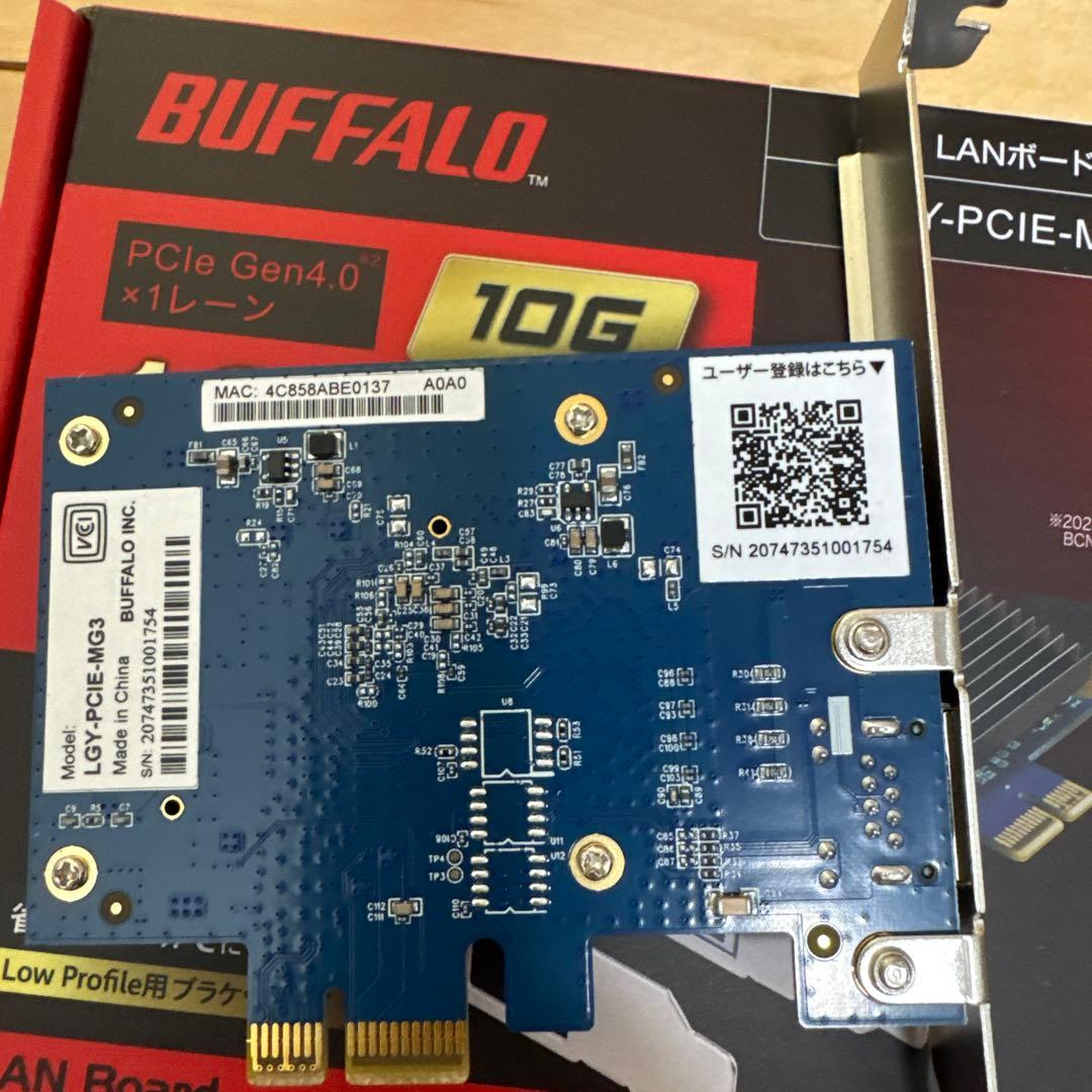 BUFFALO LANボード LGY-PCIE-MG3