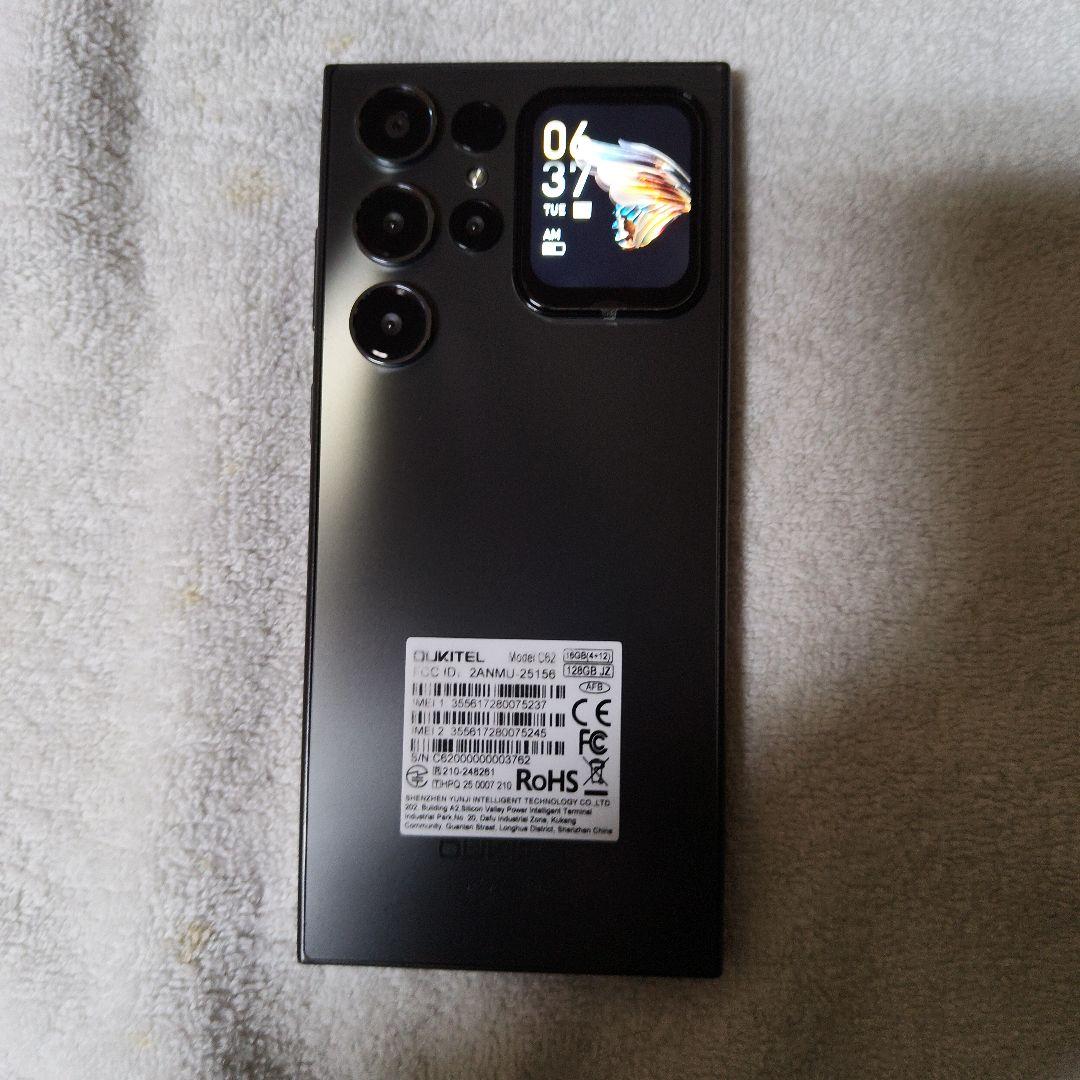 Oukitel スマートフォン 本体 ブラック