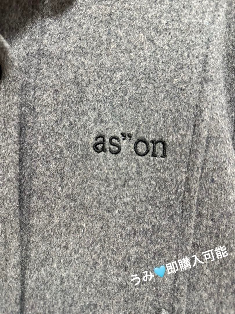 ason ショートジャケット グレー