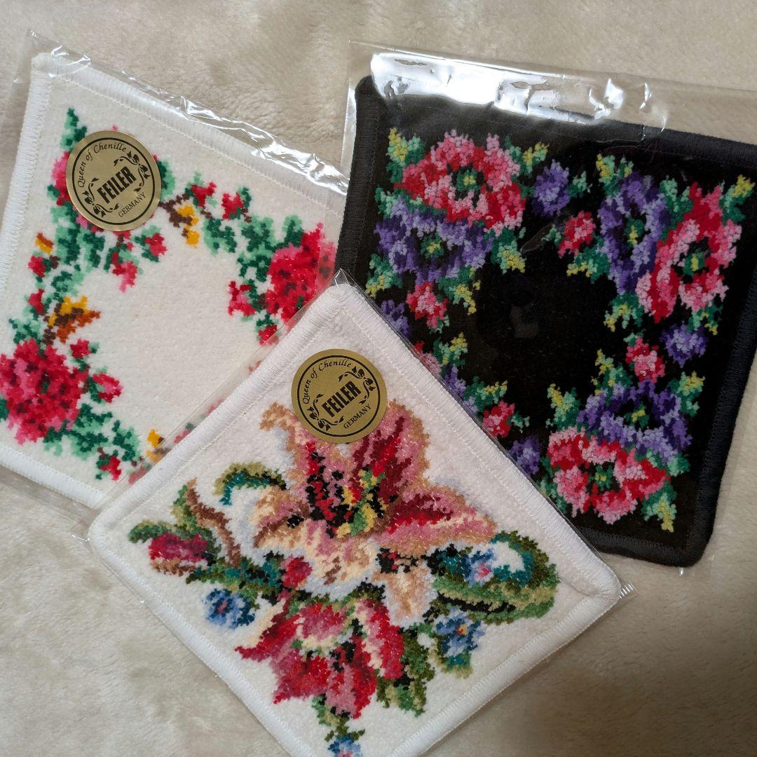 【未使用】フェイラーハンカチ　プティ　15cm　レア