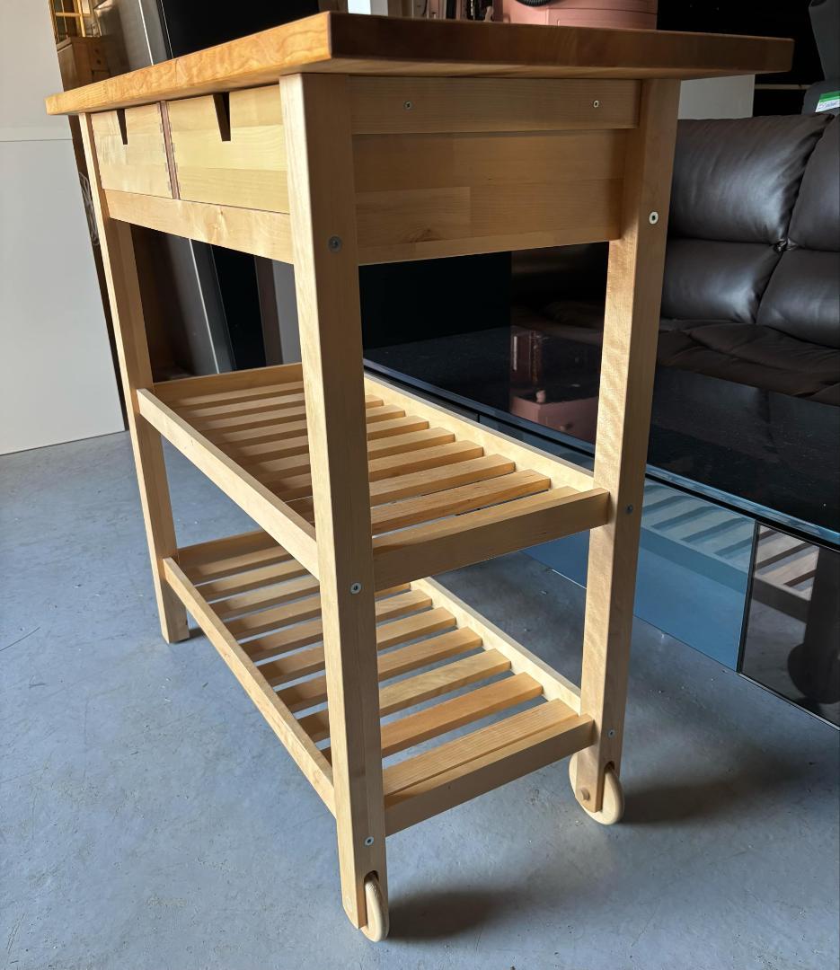 IKEA イケア FORHOJAフォルホイアキッチンワゴン幅100cm Used