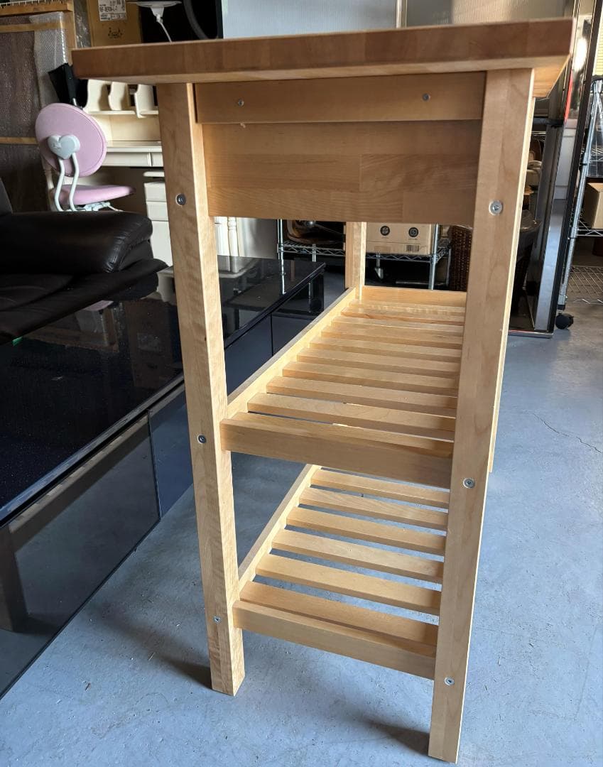 IKEA イケア FORHOJAフォルホイアキッチンワゴン幅100cm Used