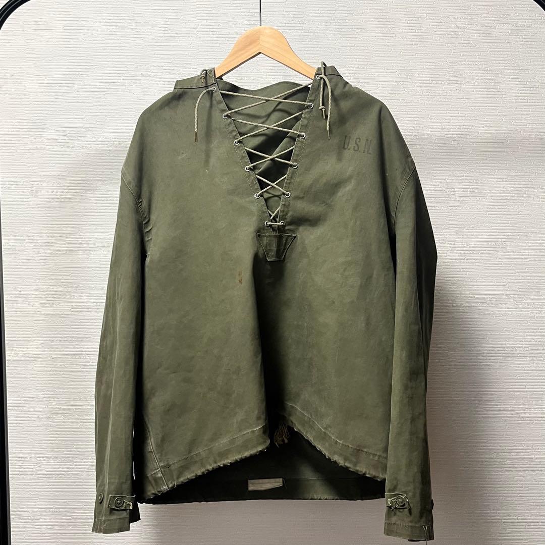 た*ま様 u.s.navy N-2 デッキ　レインパーカー　40s vintag