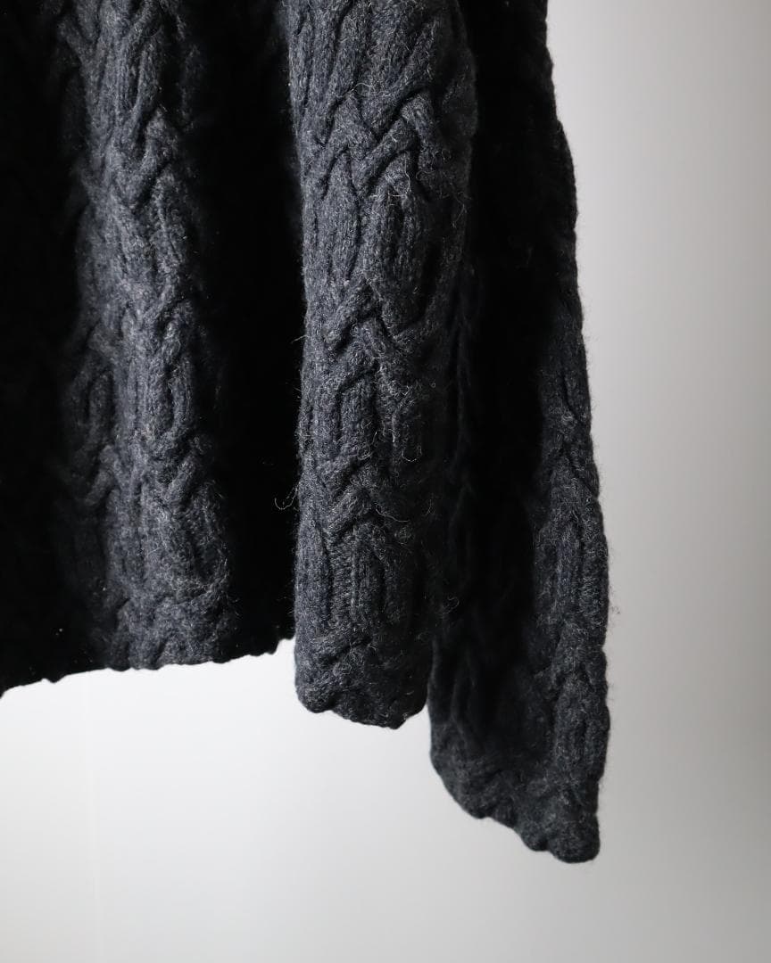 J.CREW 90s ケーブル チャンキー ウール ニット セーター 巨人タグ