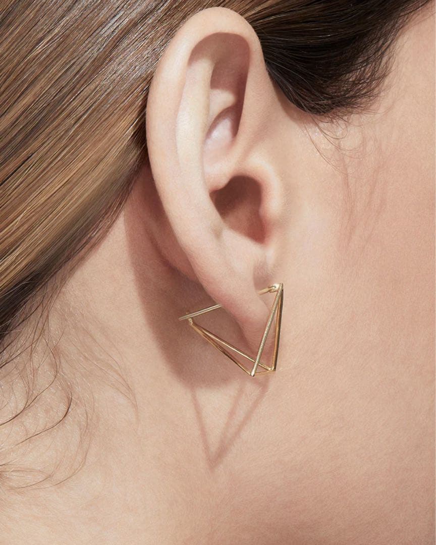 SHIHARA Triangle Piece 20 YG 箱付き