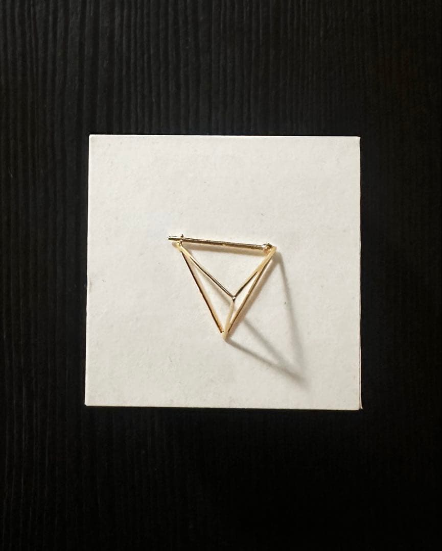 SHIHARA Triangle Piece 20 YG 箱付き