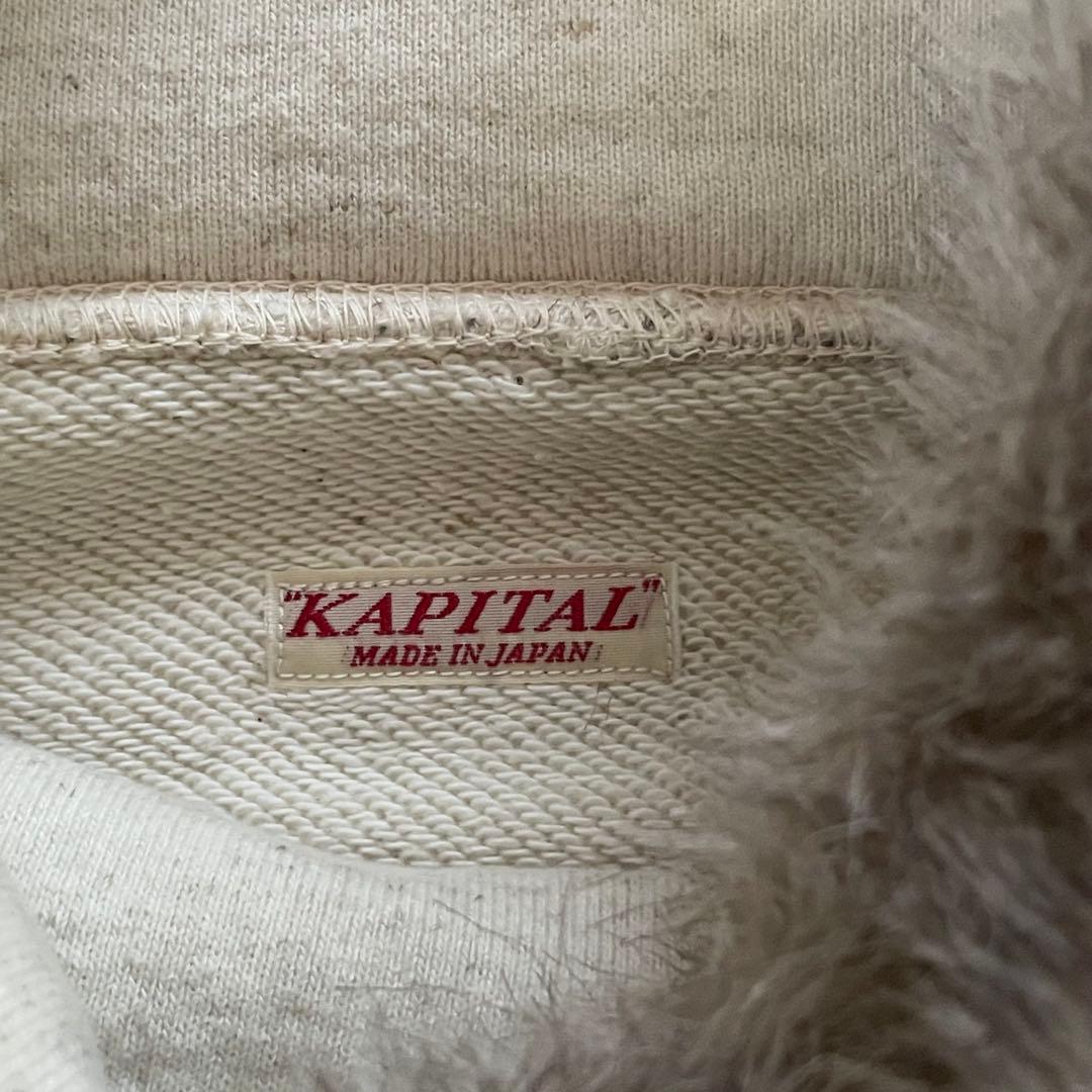 美品✨キャピタル ファー付襟ポケット スエット トレーナー