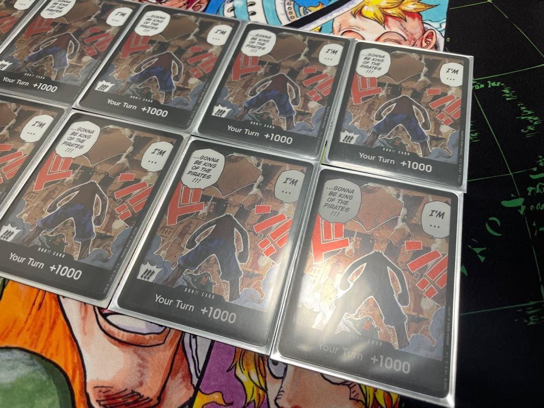 【絶版】ワンピース カード　ルフィvsクロコダイル ドンカード10枚