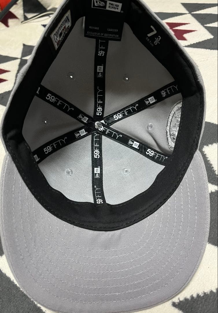 ニューエラ thecap限定 アトランタブレーブス キャップ グレー