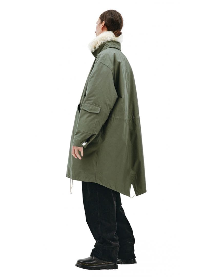 JIL SANDER 19aw ファーモッズコート　ダウン