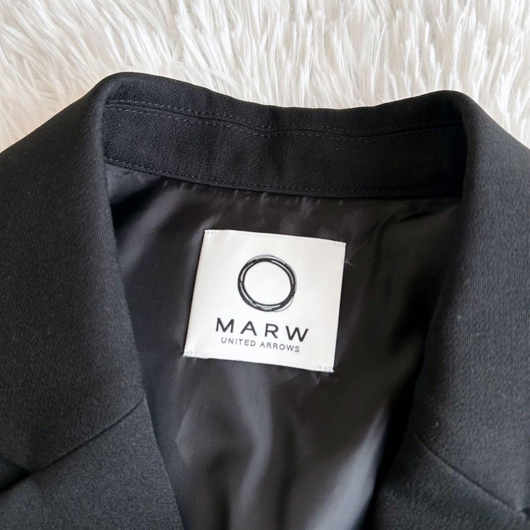 未使用級✨ MARW ユナイテッドアローズ アシンメトリー ジャケット 黒 38