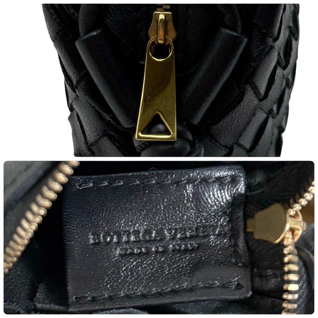 6164 美品 ボッテガヴェネタ ミニループ イントレチャート ショルダーバッグ