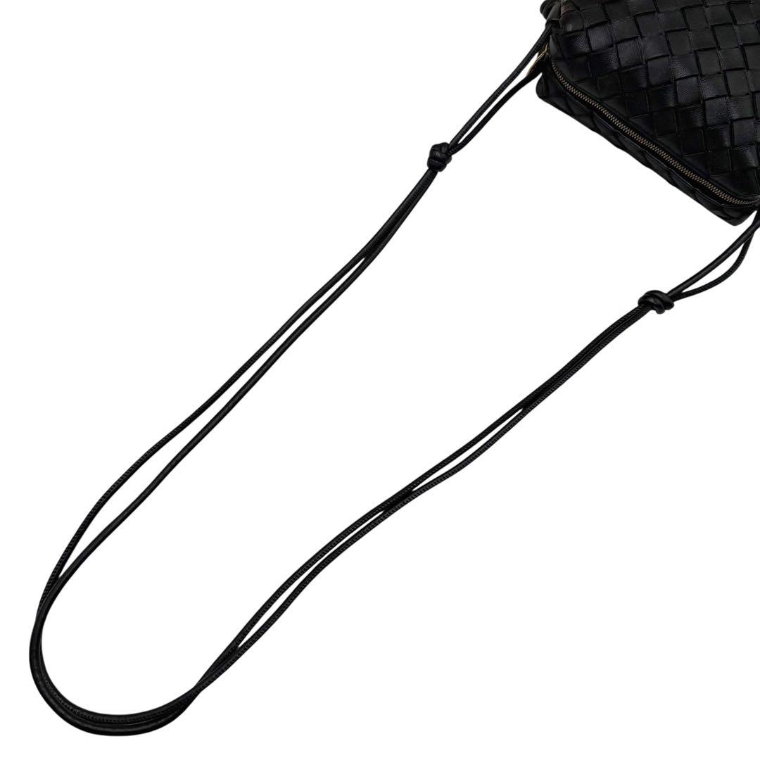 6164 美品 ボッテガヴェネタ ミニループ イントレチャート ショルダーバッグ