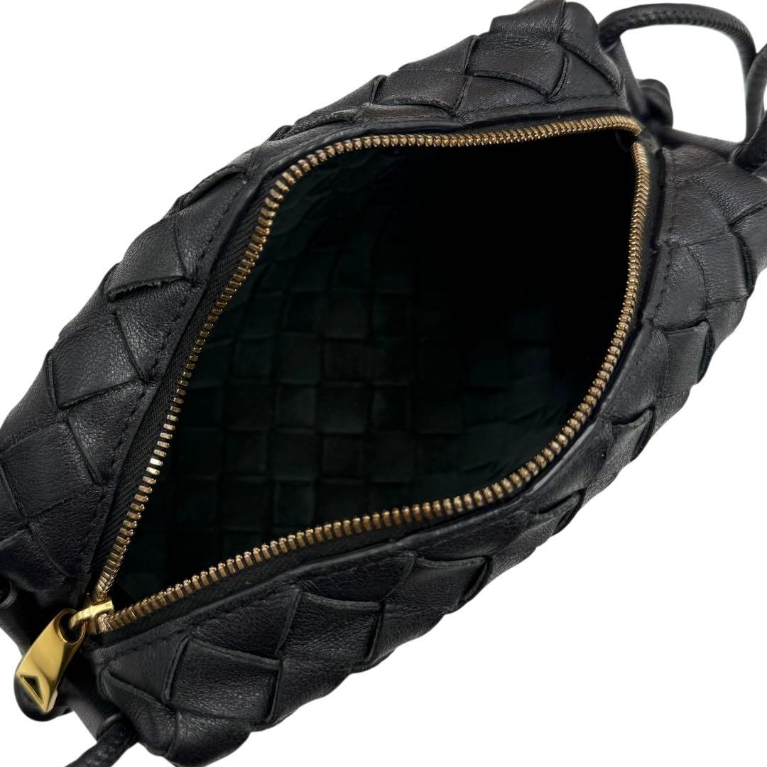 6164 美品 ボッテガヴェネタ ミニループ イントレチャート ショルダーバッグ