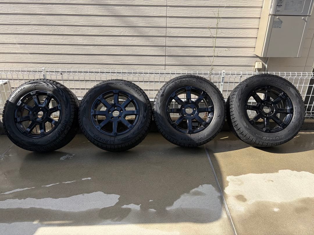 265/60R18 社外ブラックホイール スタッドレス4本セット　jeep