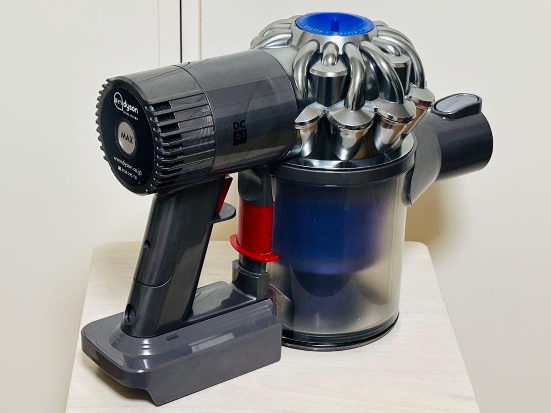 【完全分解洗浄品】ダイソン DC61 マキタ18Vバッテリー仕様 ノズル2個付