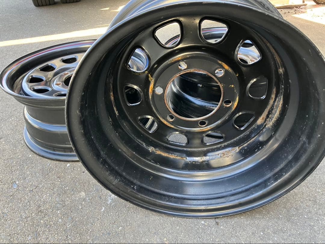 デイトナ BLACK15インチ スチールホイール４本セット