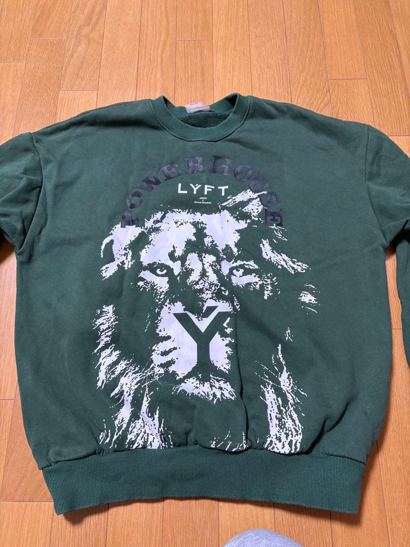 LYFT ライオンプリント スウェット M、3点セット