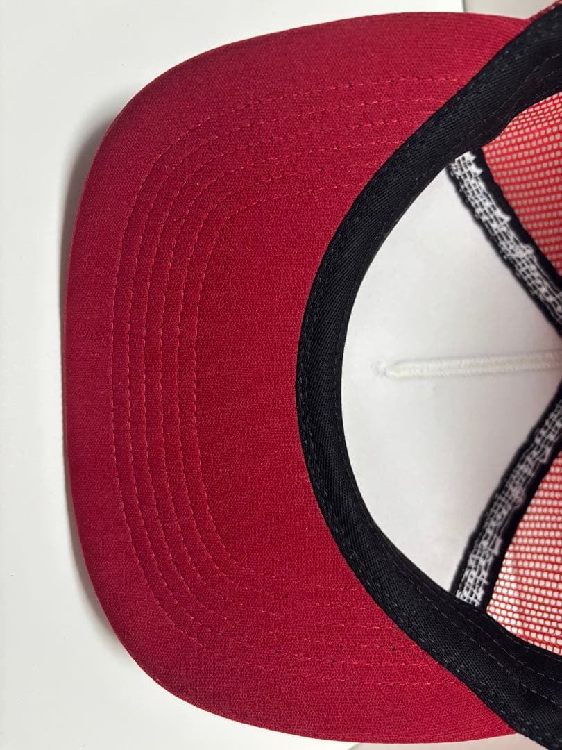 Supreme xナンバーナイン x ミッキー キャップ Red