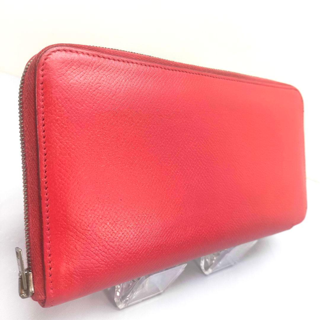 美品 エルメス アザップ シルクイン 長財布 ジップ ウォレット ジッピー