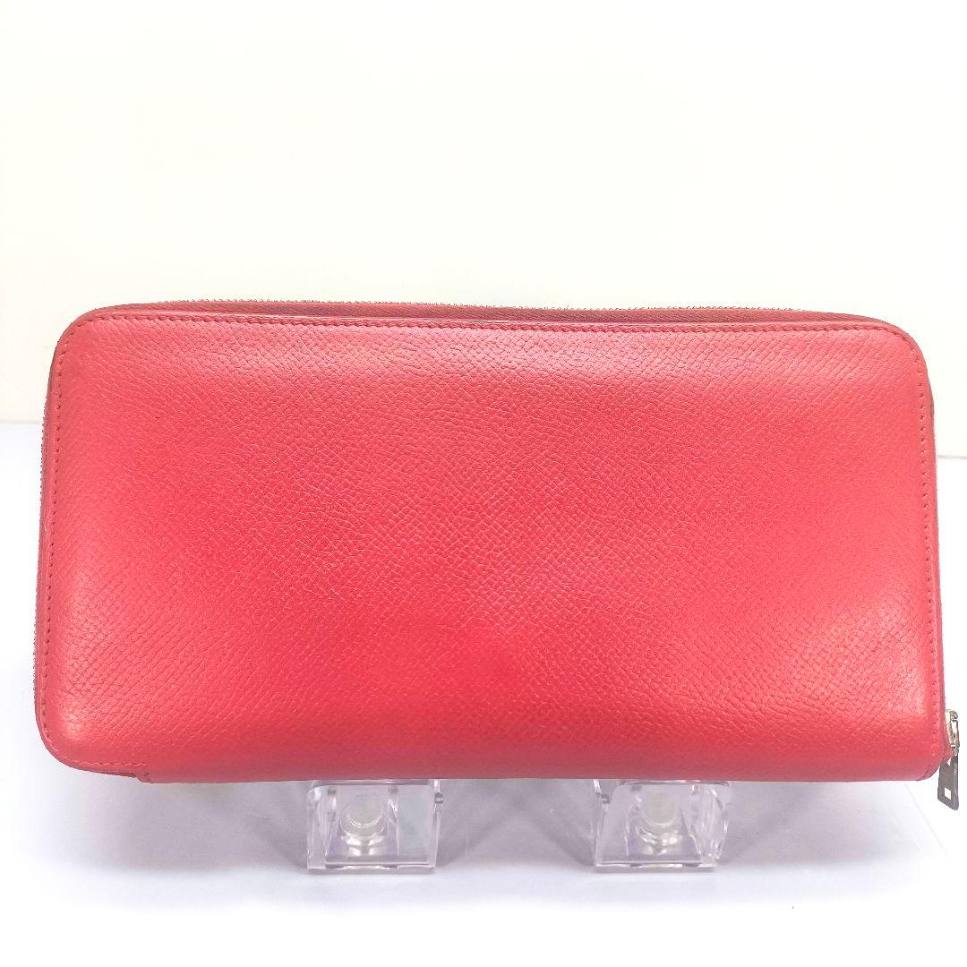 美品 エルメス アザップ シルクイン 長財布 ジップ ウォレット ジッピー