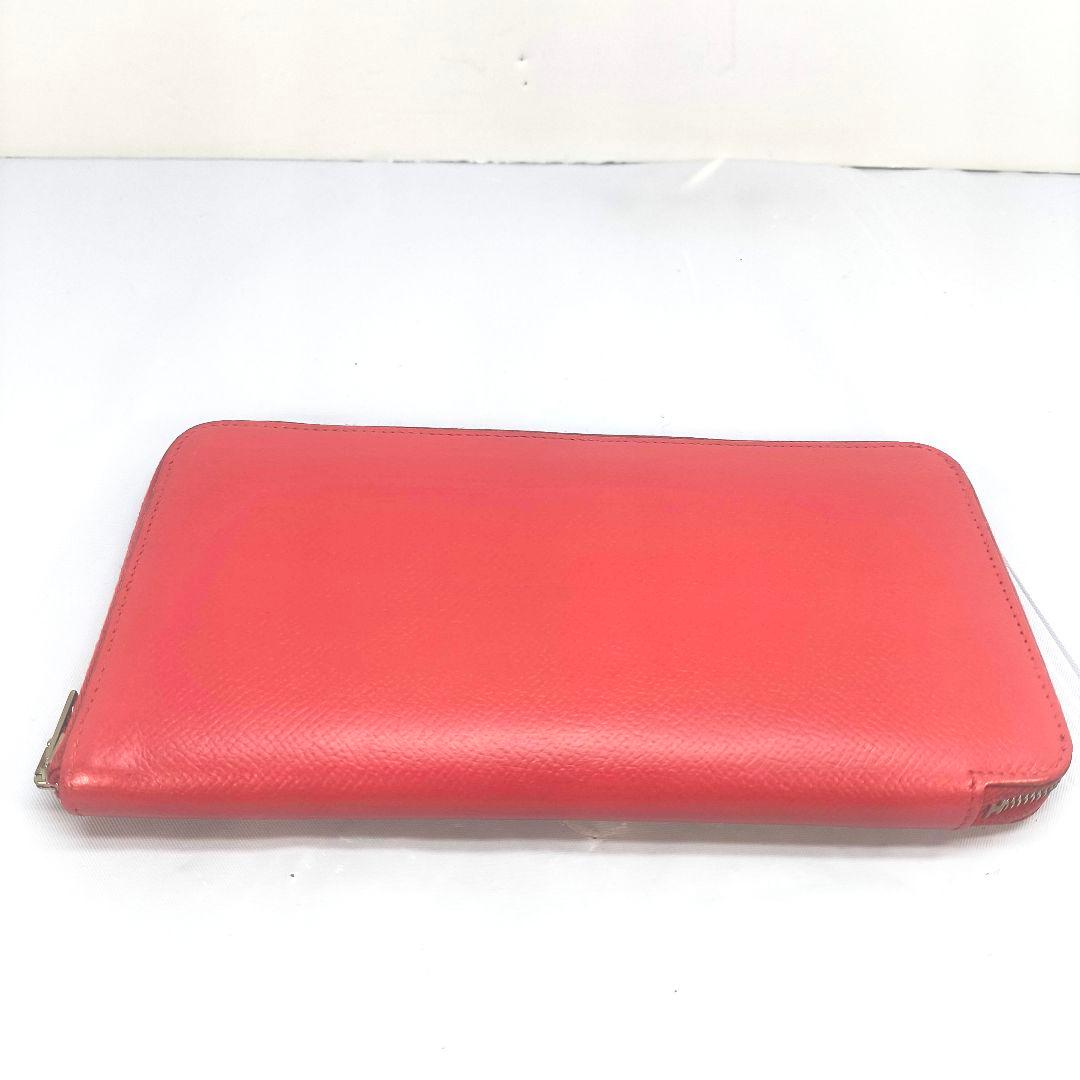 美品 エルメス アザップ シルクイン 長財布 ジップ ウォレット ジッピー