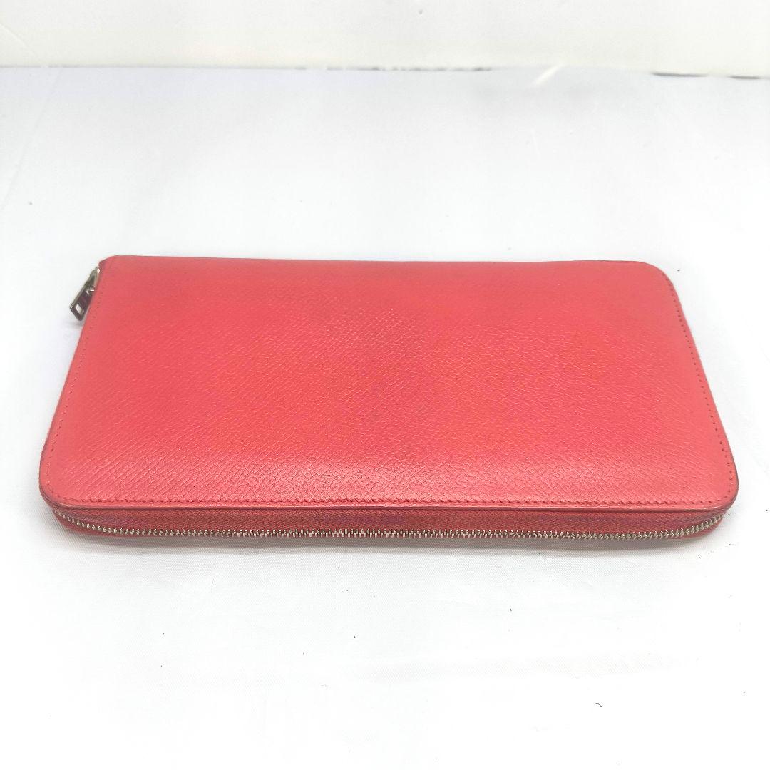 美品 エルメス アザップ シルクイン 長財布 ジップ ウォレット ジッピー
