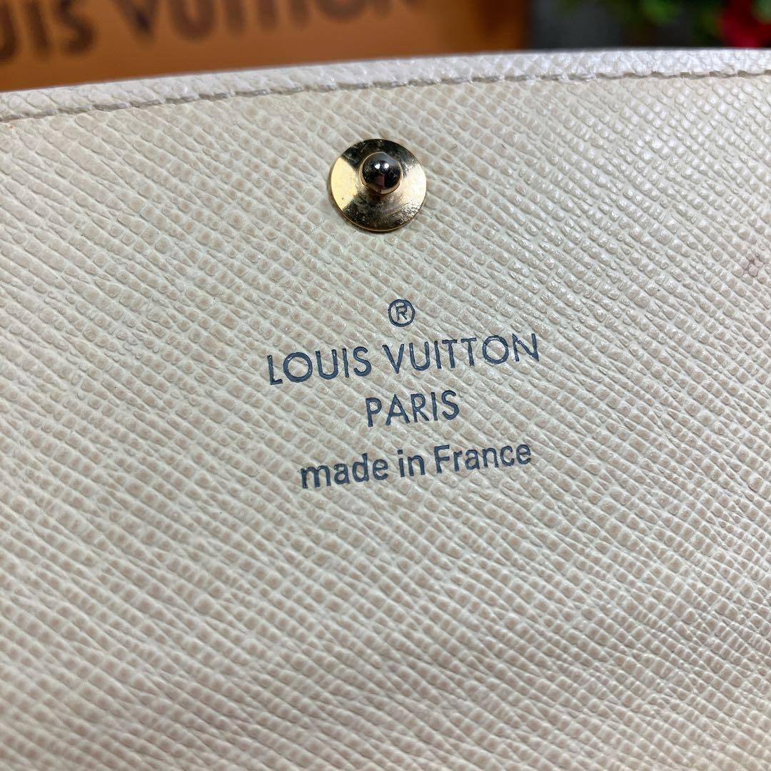 ！超美品！ ルイヴィトン ダミエ アズール ポルトフォイユ サラ 長財布