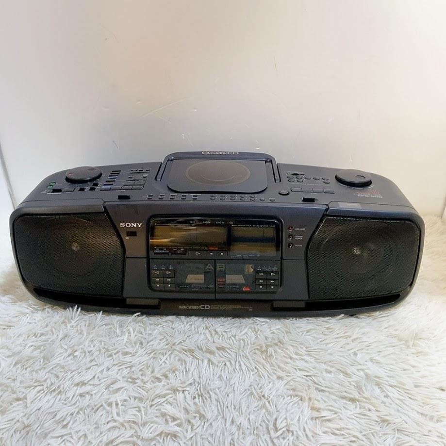 SONY CFD-900 CDラジカセ Wカセット ラジオ ドデカホーン
