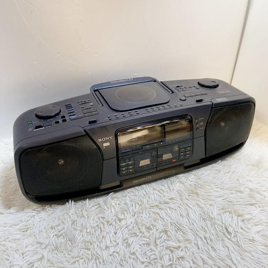 SONY CFD-900 CDラジカセ Wカセット ラジオ ドデカホーン
