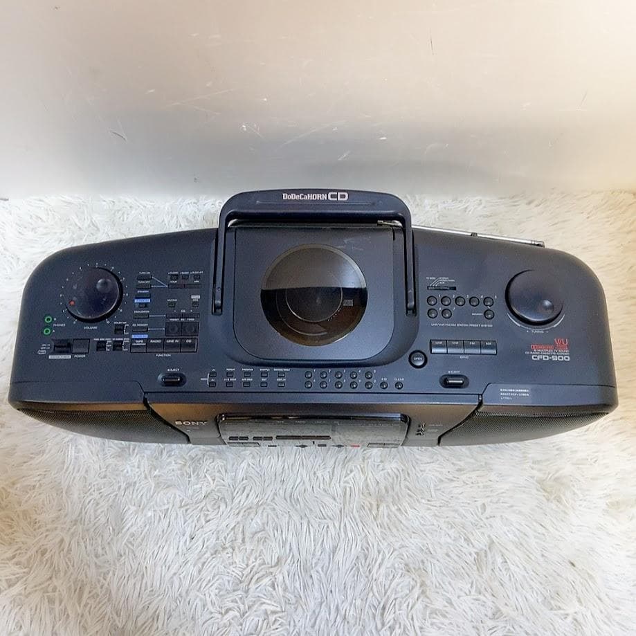 SONY CFD-900 CDラジカセ Wカセット ラジオ ドデカホーン