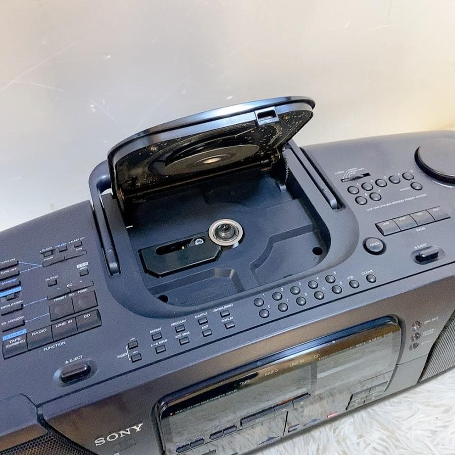 SONY CFD-900 CDラジカセ Wカセット ラジオ ドデカホーン