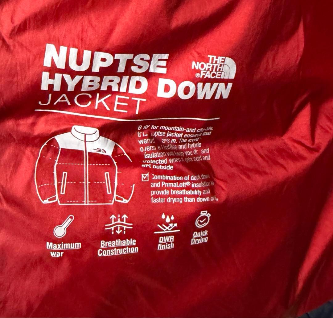 ノースフェイス　ヌプシ　ハイブリッドダウン 　海外モデル