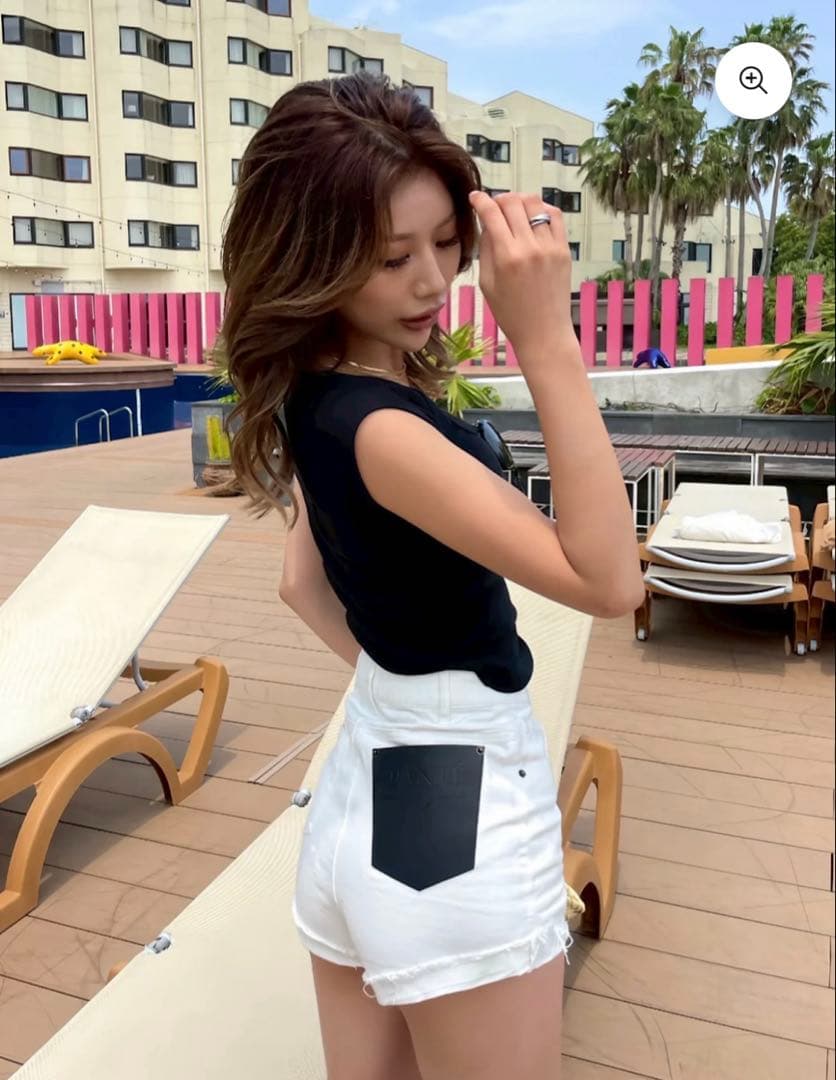 DIANTEロールアップショートパンツ